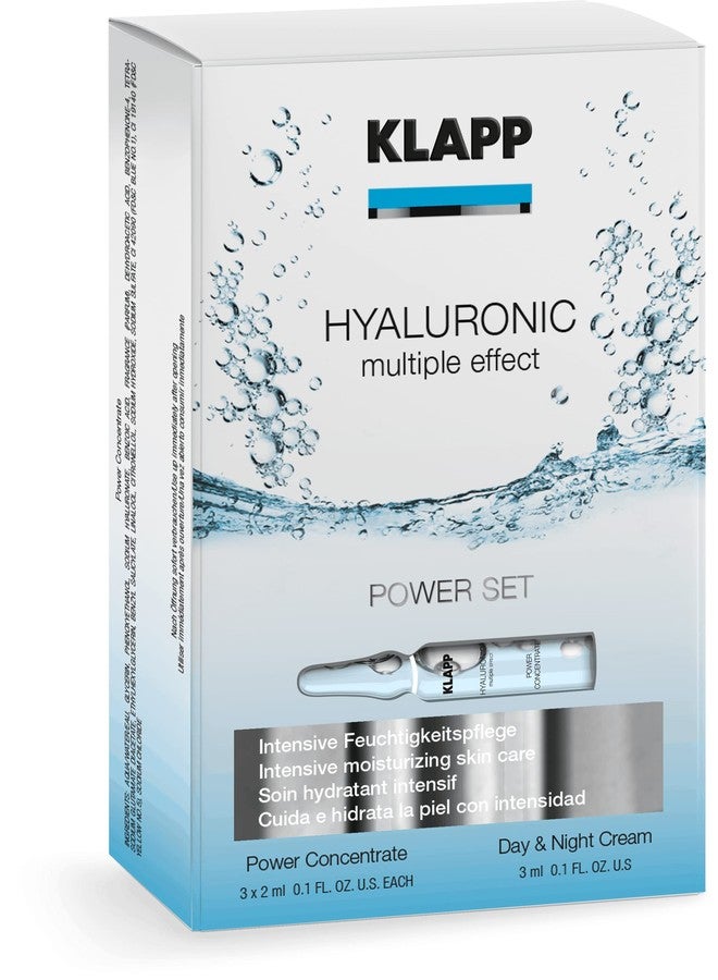 KLAPP hyaluronic Power Effect Set Ampoule 3x2ml + Day & Night Cream 3ml - Image 1
